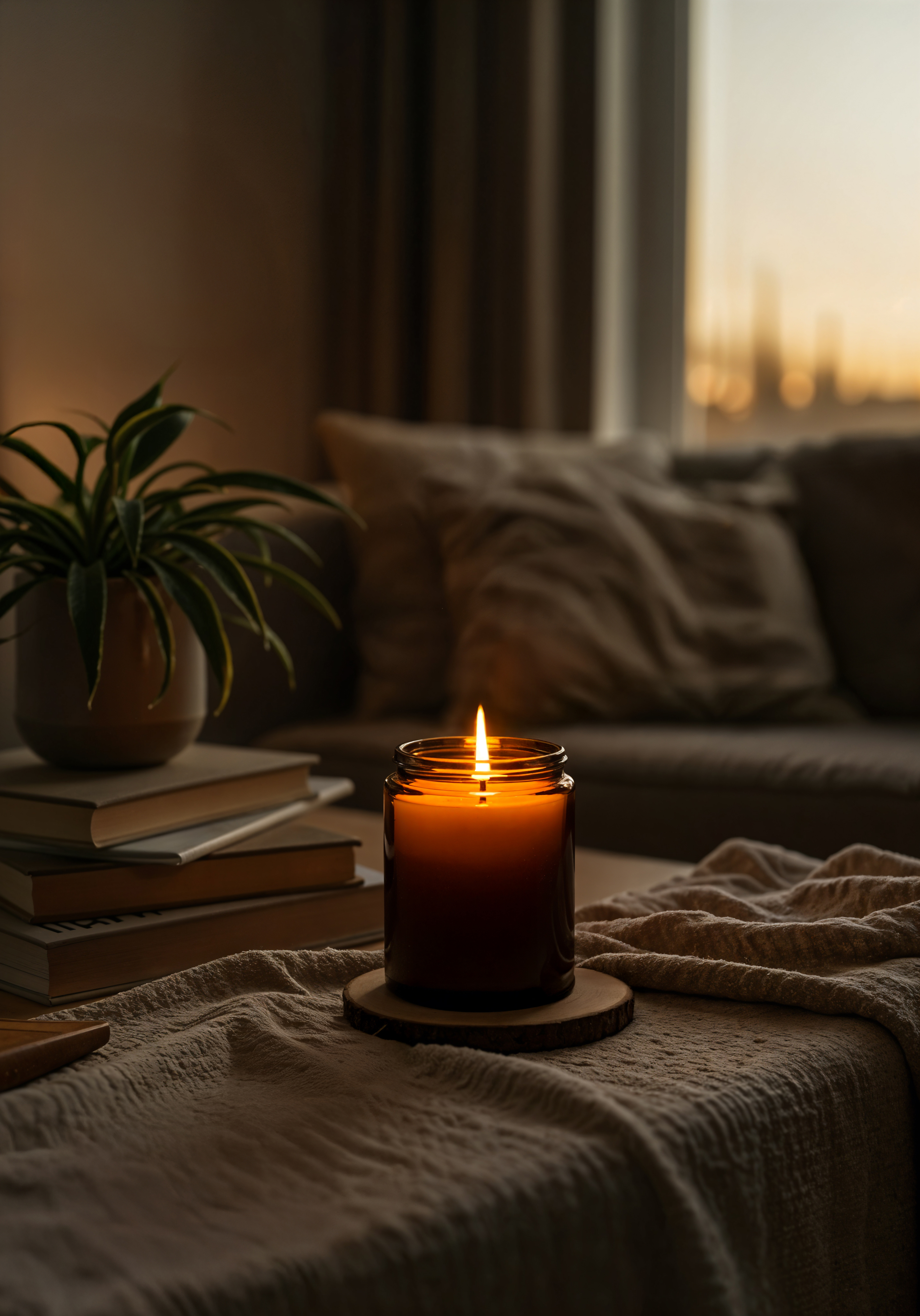 Luxury Concrete Scented Candle